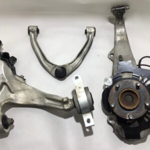 2009-2012 Nissan 370Z Driver Front Knee Spindle Hub w/ Control Arms / 7Z016 - Infiniti Parts Sales