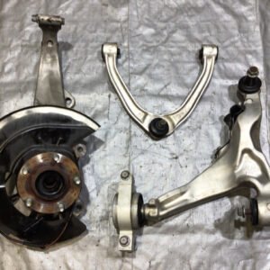 2009-2012 Nissan 370Z Passenger Front Knee Spindle Hub w/ Control Arms / 75K 7Z017 - Infiniti Parts Sales
