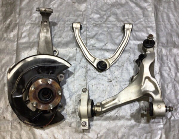 2009-2012 Nissan 370Z Passenger Front Knee Spindle Hub w/ Control Arms / 75K 7Z017 - Infiniti Parts Sales