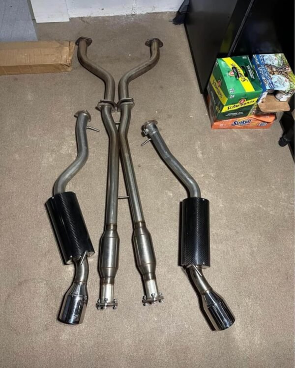 FAST INTENTIONS G37/Q60 CARBON FIBER ROUND CATBACK EXHAUST - Infiniti Parts Sales