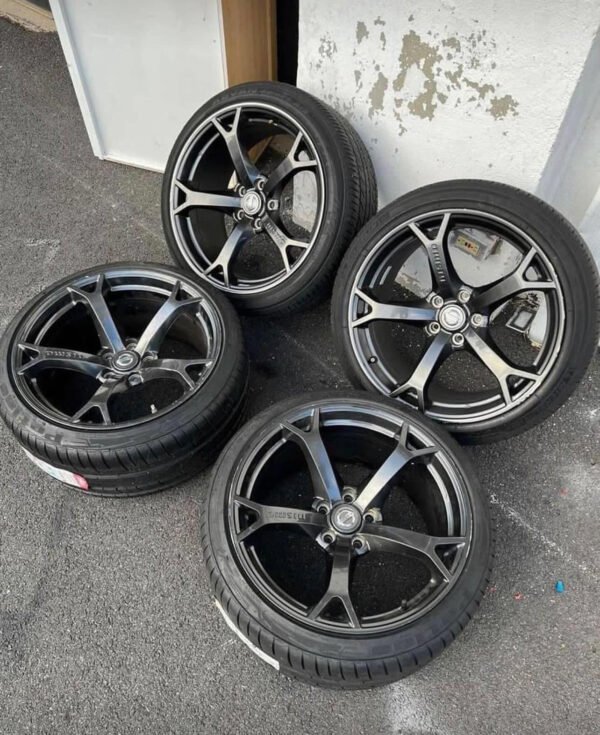 Nissan 370Z Nismo v1 wheels staggered setup - Infiniti Parts Sales