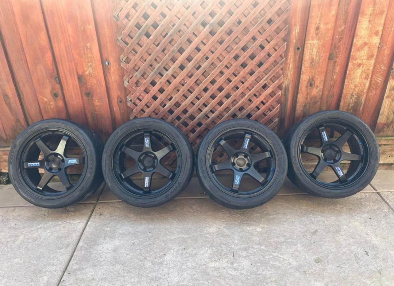 Rays Te37 Og Ultra Black - Infiniti Parts Sales